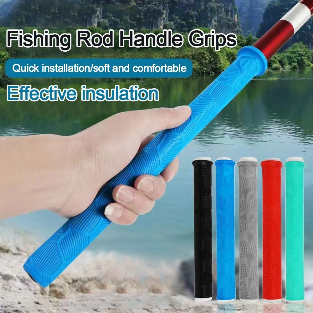 Fishing Rod Case - Silicone Fishing Rod Handle Wrap Non
