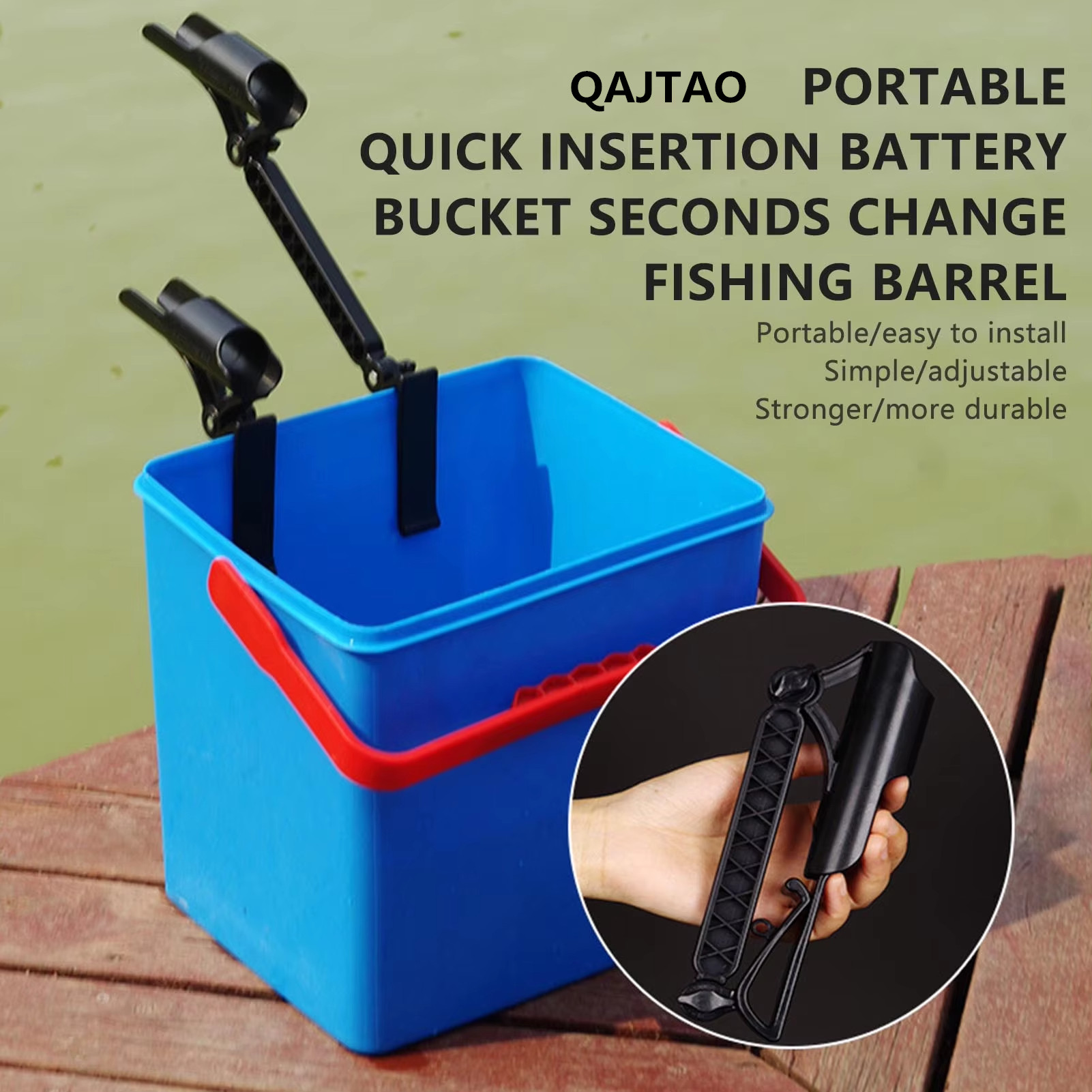 QAJTAO 10-25cm fishing rod rac - đánh giá và giá Fishing Rod Ice
